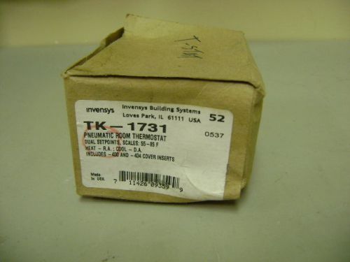 New barber colman siebe tk-1731 pneumatic room thermostat for sale