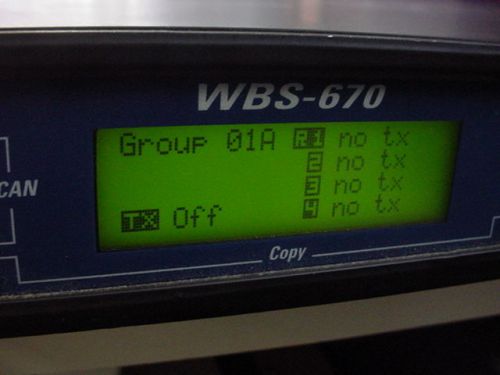 Clear-com intercom base station wbs-670 for sale