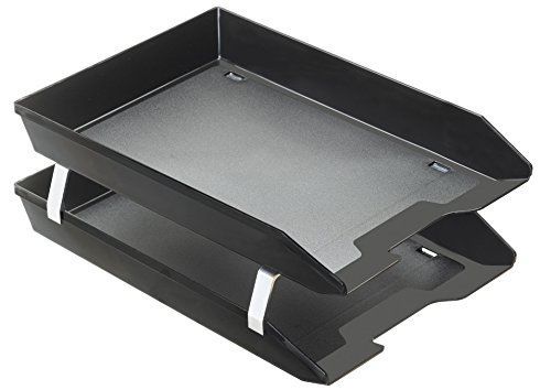 Acrimet facility double letter tray front loading design (black color) for sale