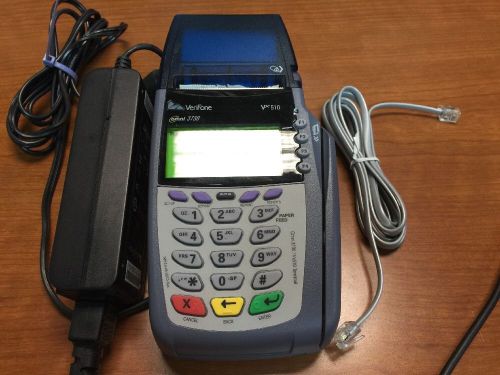 VeriFone VX510 Omni 3730 Credit Card Terminal, With Power Cords FREE SHIP!!0