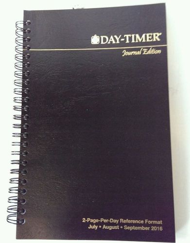 DayTimer 2016 July-Sept 2-Page-Per-Day Planner Refill Journal Size (30800_16)