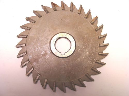 Nos hss plain tooth side &amp; face horiziontal milling cutter 6&#034;x5/16&#034;x1&#034; for sale