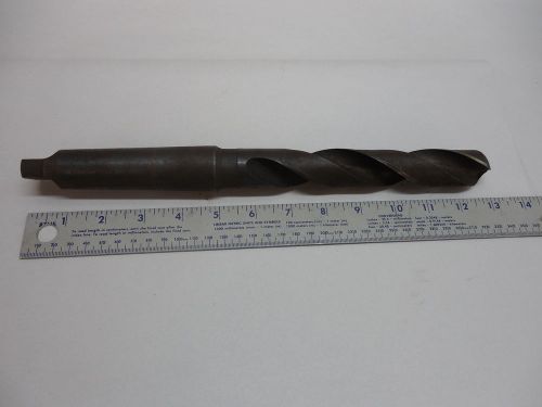 1-7/64&#034; morse taper #4 drill bit mt#4 13&#034; oal machinist tools usa for sale