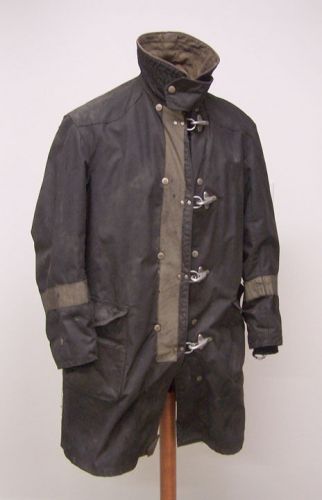 Vintage fire department lieutenants turnout bunker coat w/liner ~ globe sz 44 for sale