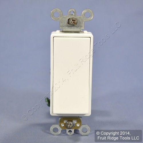 Leviton scratched white commercial decora rocker light switch 15a bulk 5691-2w for sale