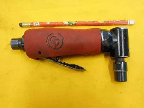 1/4&#034; RIGHT ANGLE PNEUMATIC GRINDER auto shop die air tool CHICAGO PNEUMATIC