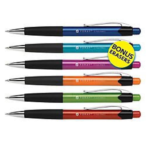 Foray foray(r) mechanical pencils, soft-grip, 0.7 mm, assorted, pack of 12 for sale