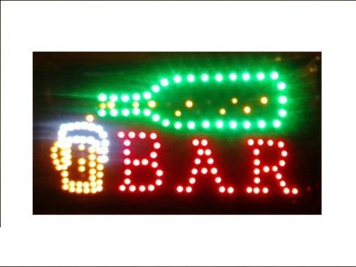 [10 items] Wholesale Bar Beer Neon Led Light Sign MOTION (19x10) Ship FREE!!