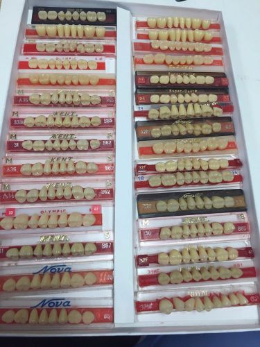 Mix of Plastic Dental Teeth Cards approx 100 cards