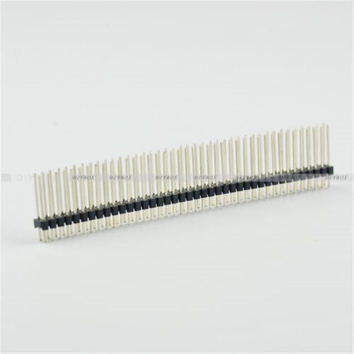 2PCS  2.54mm 40Pin  Double Row Straight Male Pin Header Strip PBC Ardunio
