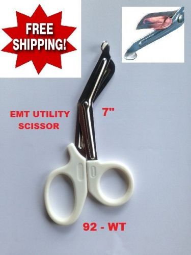 New 7&#034; EMT / Utility Scissors Medical, First Aid &amp; Emergency - WHITE