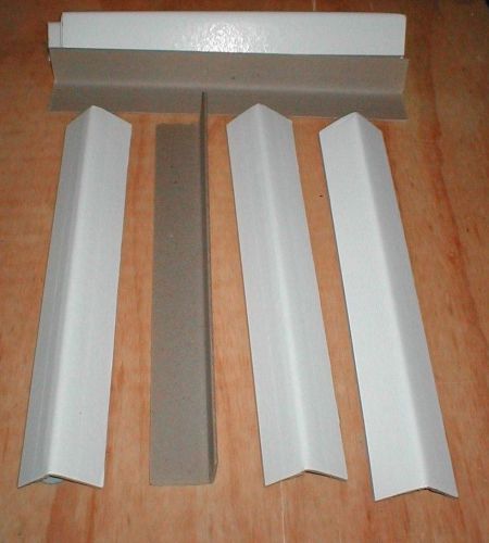 2&#034; X 2&#034; X 17&#034; X .032&#034; WHITE EDGE PROTECTORS - 50 PCS.