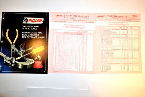 FULLER THE FINEST NAME IN HAND TOOLS CATALOG 1976 &amp; Price Lists #RR474