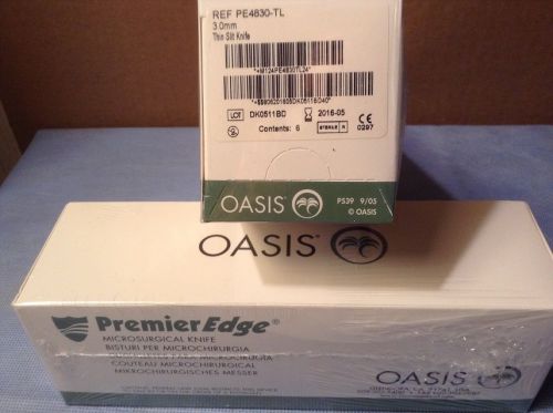 OASIS PREMIER EDGE MICROSURGICAL KNIFE REF PE4830-TL 3.0MM THIN SLIT KNIFE