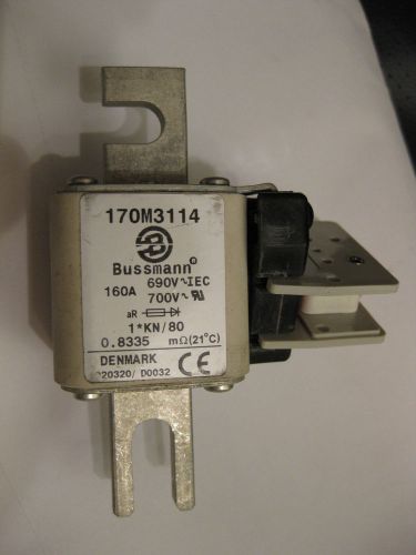 Bussman 170M3114 160A Square Body Semiconductor Fuse - New, Never Used     #1