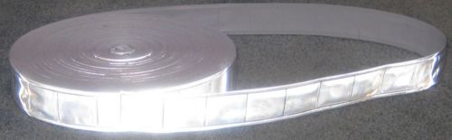 50-yard roll Silver gloss sew on REFLECTIVE TAPE PVC 1&#034;