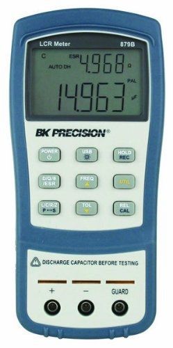 B&amp;K Precision 879B Dual Display Handheld Deluxe Universal LCR Meter with Backlit