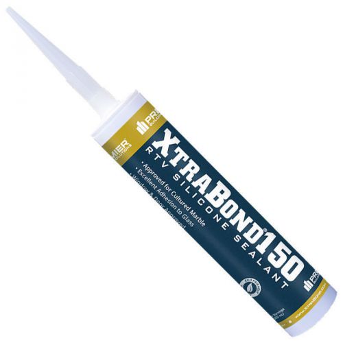 10.1oz clear industrial xtrabond150 rtv 100% silicone sealant - 12 lot for sale