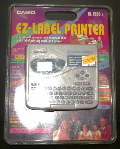 CASIO EZ- LABEL PRINTER KL-1500-L