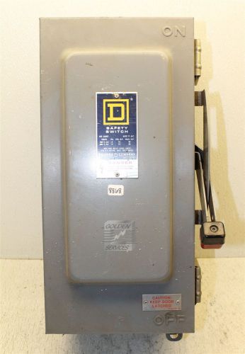 Square D H-362-A Safety Switch 600V 60A 3PH 50HP Series D4
