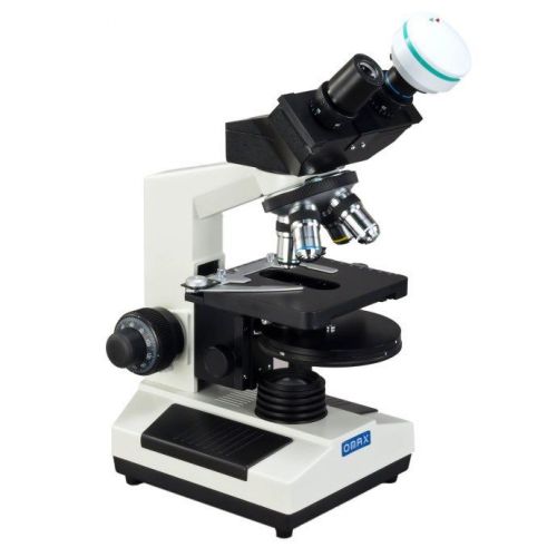 Binocular biological compound live cell phase contrast microscope w 2mp camera for sale