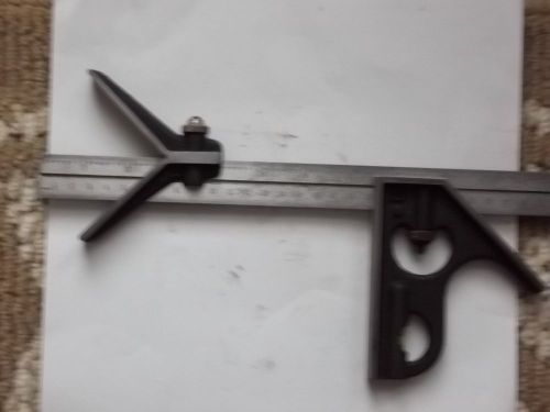 One 12&#034; 3 piece Idnticsl to Starrett Combination Square