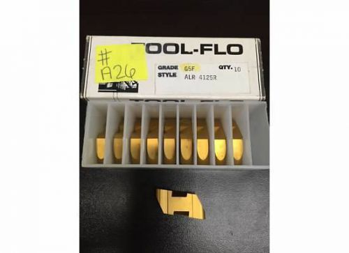 Tool Flo Carbide Inserts G5F ALR 4125R #a26