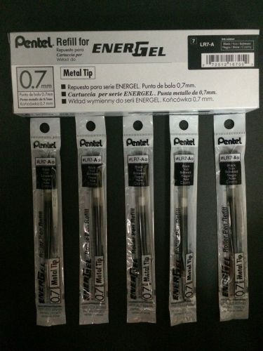 Pentel Energel 0.7mm refill LR7 Black 12pcs
