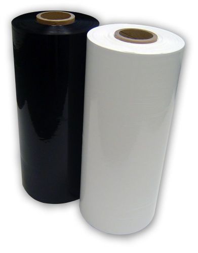 20&#034; x 80ga x 5000&#039; white opaque machine pallet stretch wrap - $49 per roll for sale