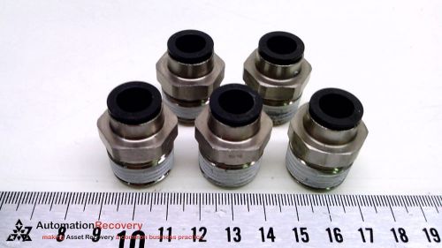 LEGRIS 3175-60-22 - PACK OF 5 - PUSH-TO-CONNECT TUBE FITTINGS, THREAD, N #214605