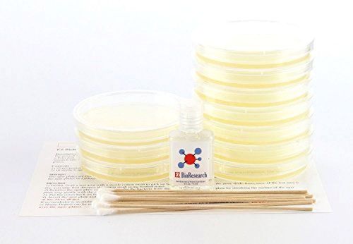 EZ BioResearch Bacteria Science Kit (III): Top Science Fair Project Kit. Prepour