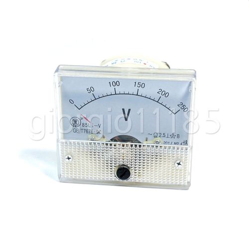 2 pcs New Analog Volt Panel Meter Gauge AC 0~250V 85L1