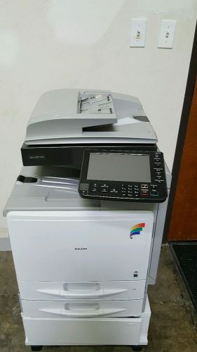 RICOH MPC300 WITH LESS THAN 2000 TOTAL METER (COLOR COPIER PRINTER SCANNER)