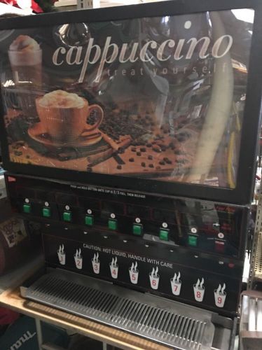 commercial Cappuccino machine 8 head dispensor Cecilware
