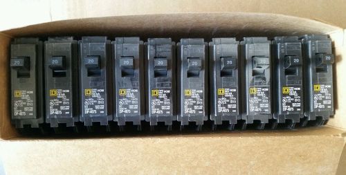 20- Square D Homeline 20amp breakers