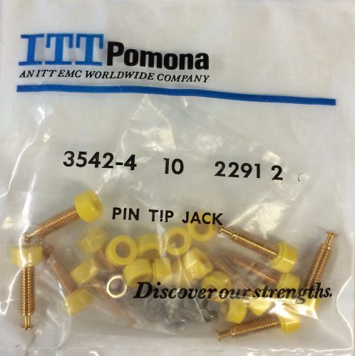 NIB Pomona 3542-4 Pin Tip Jack 10/pkg.