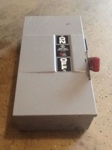 GENERAL ELECTRIC TH4322 SAFETY SWITCH 60A 240V