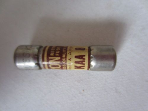 Bussmann Tron KAA-8 Fuse 8A 8 Amps Tested