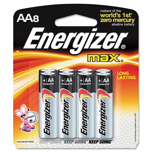 &#034;Energizer Max Alkaline Batteries, Aa, 8 Batteries/pack&#034;