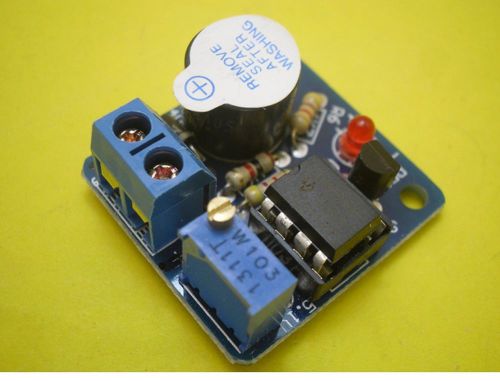 1pcs 12v accumulator sound light alarm buzzer prevent over discharge controller for sale