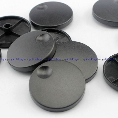 20pcs axle shaft dia 1/4&#034; rotary encoder caps plastic knobs coding round black for sale