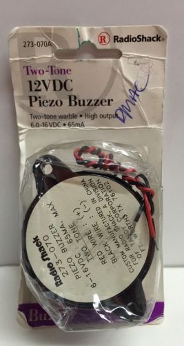 105dB Piezo 2-Tone Buzzer Alarm Siren 6-16VDC RadioShack Part# 273-070