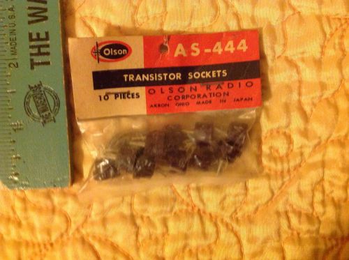 Vintage Olson Transistor Sockets New in bag AS -444