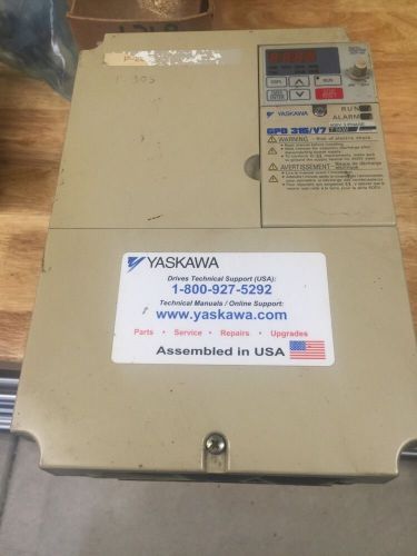 Used Yaskawa CIMR-V7AM47P5 Inverter Drive Spec:47P51, AC3Ph 380-460V 50-60Hz