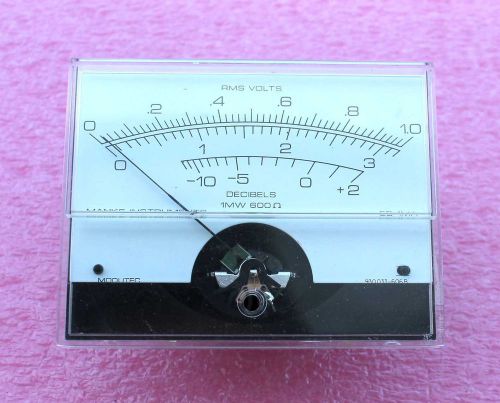 Manke Audio/RMS volts Panel Meter, 1mA FSD (28U055)