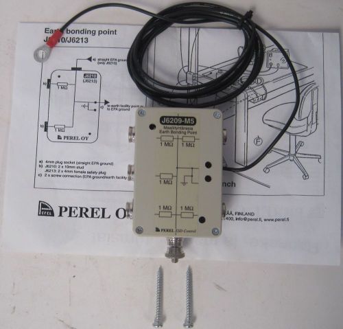 Perel esd control work bench epa grounding earth facility point j6209-m5 nnb for sale