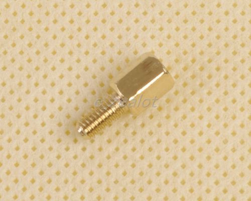25pcs new m3 male 6mm x m3 female 6mm brass standoff spacer m3 6+6 for sale