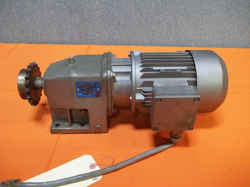 3/4 HP Siemens Electric Motor and Gear Reducer Reduction 230/460v 3 Phase