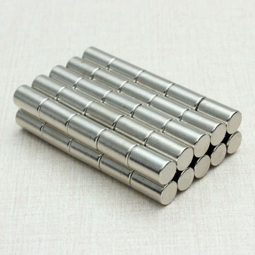 50pcs N52 Strong Neodymium Magnets Discs Cylinder Rare Earth 6x10mm