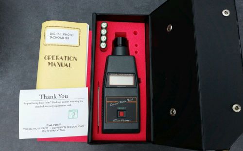 NEW Digital Photo Tachometer w/ Case Blue-Point EEDM508A *sold by Snap-on*